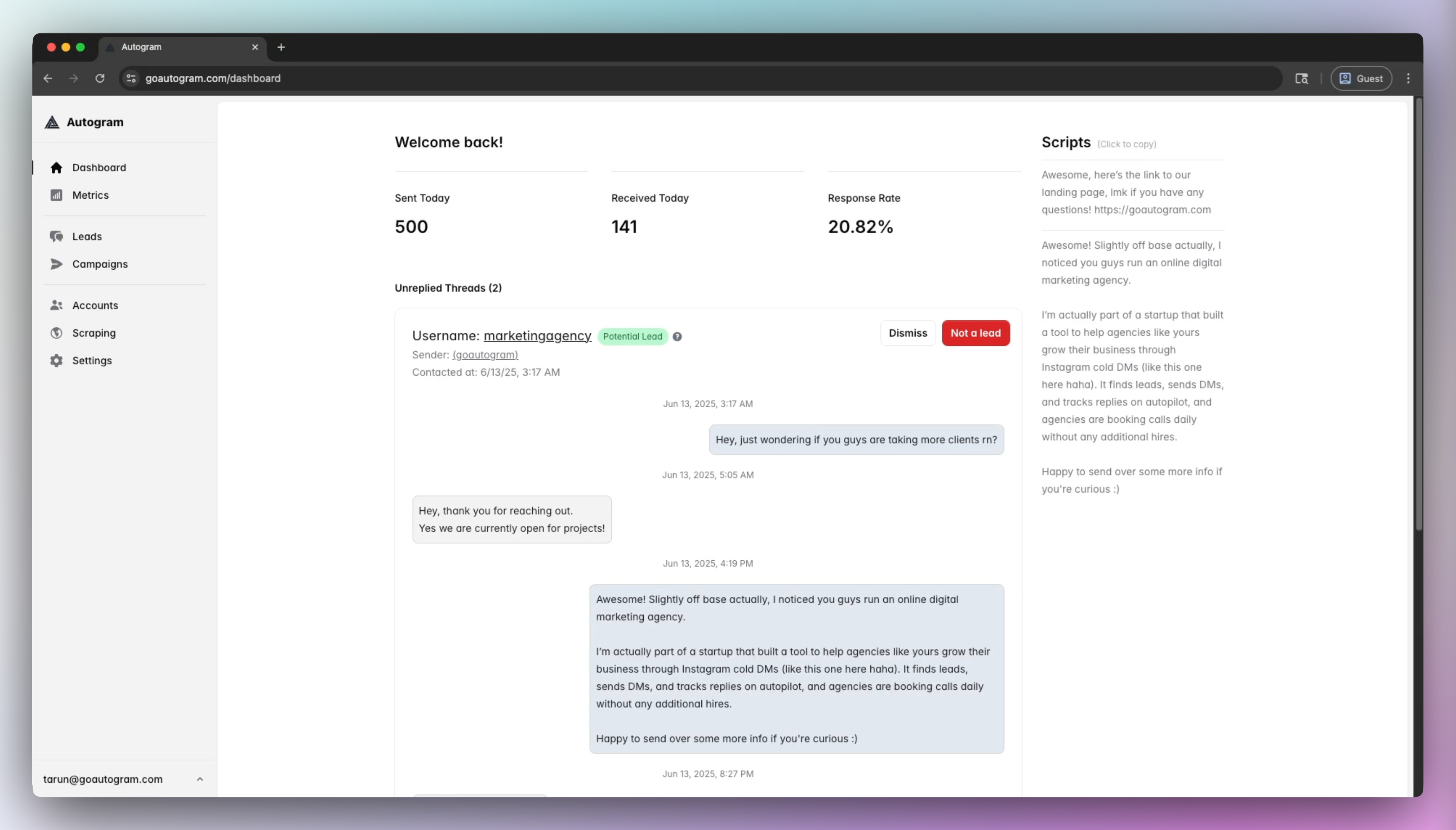 App screenshot